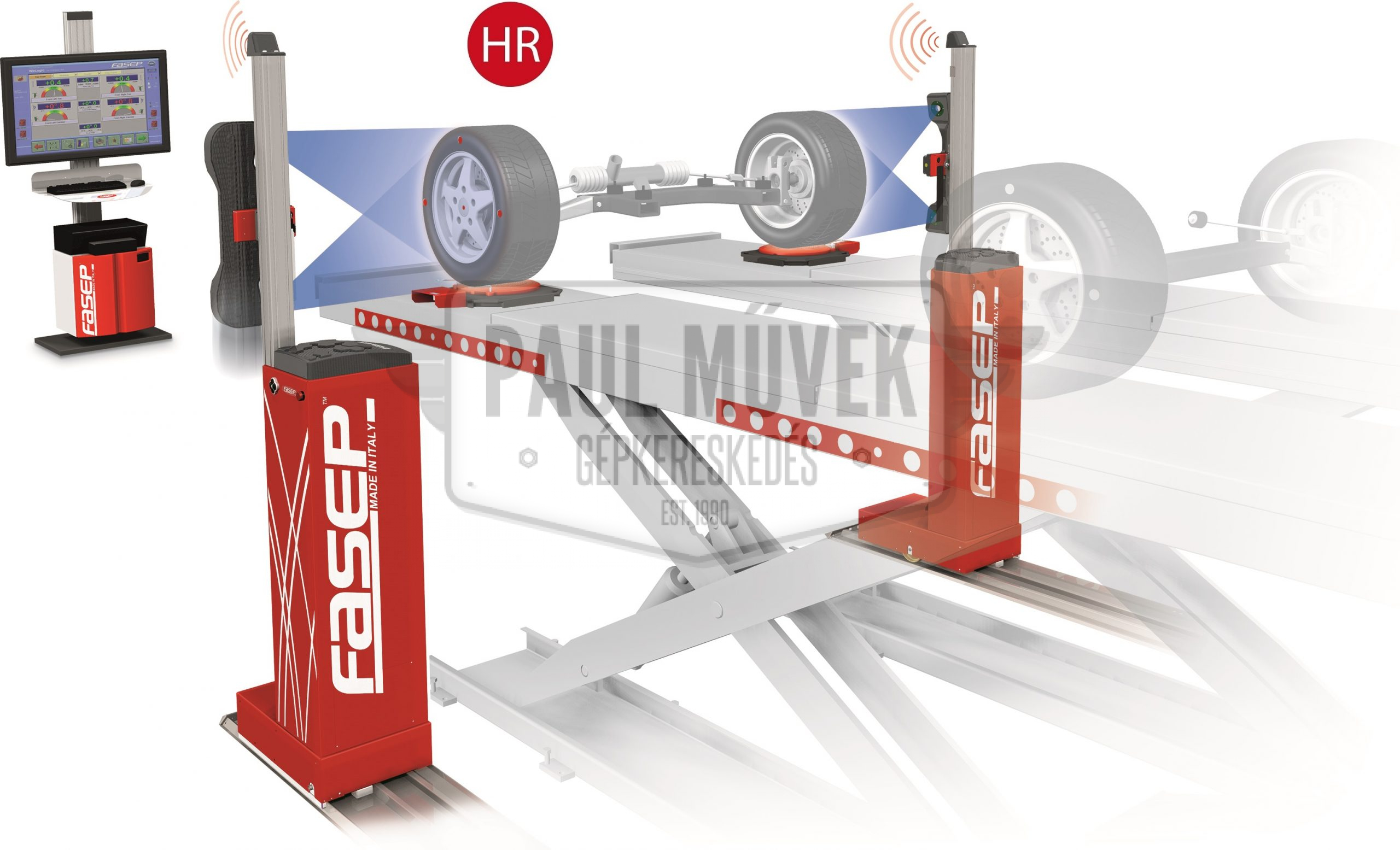 FASEP NO CONTACT WHEEL ALIGNER - Image 2