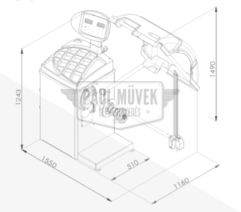 BRIGHT CB68B WHEEL BALANCER (AUTOMATIC, IN STOCK) - Image 8