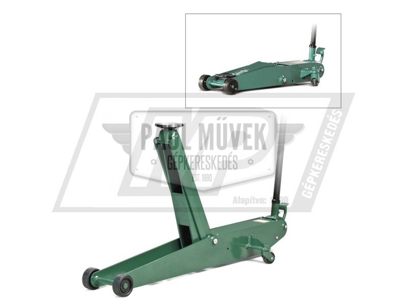 Low profile 3T Floor Jack with rapid lift function