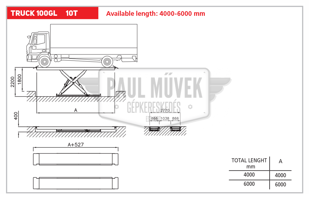 SATURNUS TRUCK GL SCISSOR LIFT - Image 3