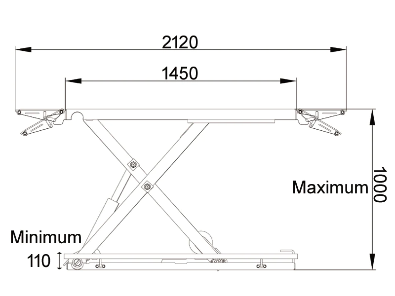 JEMA JA3000S MOBILE SCISSOR LIFT(3T, 1M) - Image 4