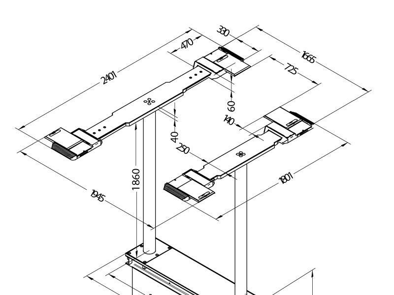 JEMA JA3500P-E Kazettás emelő - (3.5T) - Image 5